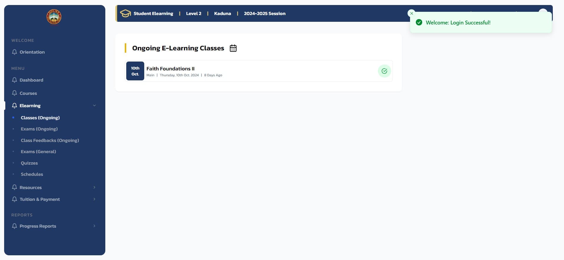 E-learning Classes