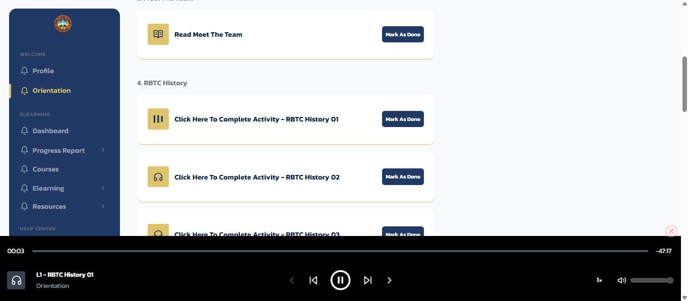 Orientation Activities